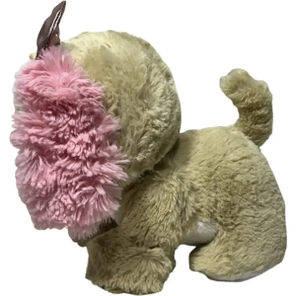 Brown Floppy Eared Motion Walking Barking Dog Plush Tested